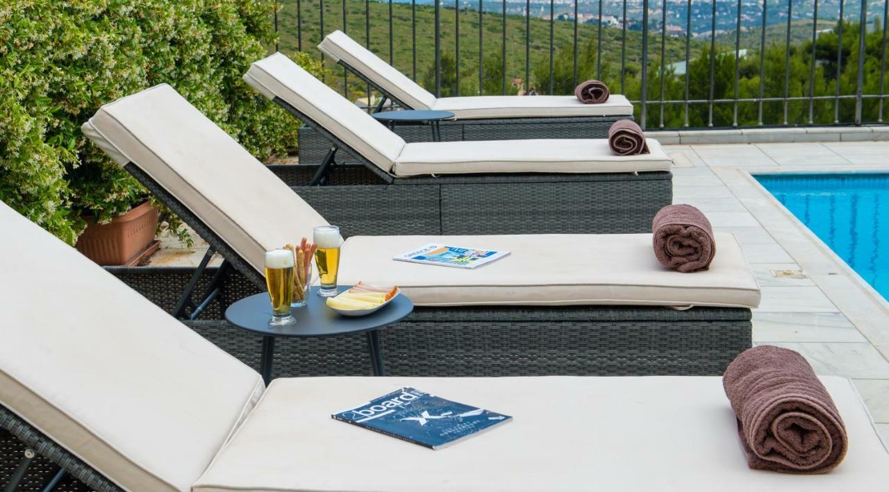 Villa Olympia Vip Dhráfi Buitenkant foto